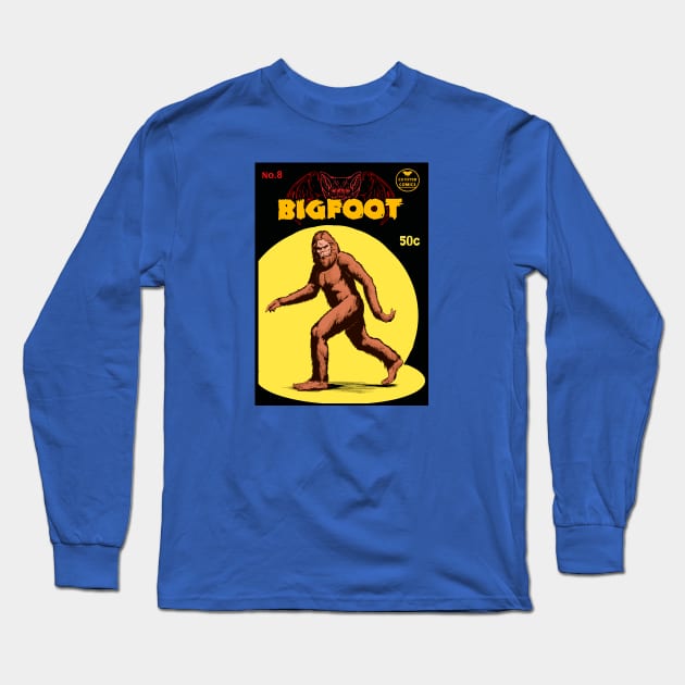 BIGFOOT COMIC Long Sleeve T-Shirt by theanomalius_merch